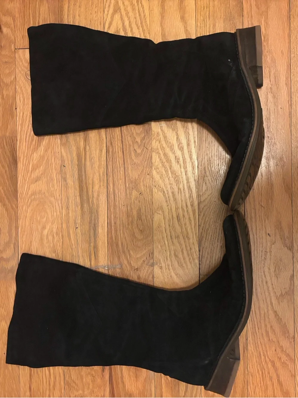 Jolly’s • Black Suede Knee High Boots Women's • Size 13.5